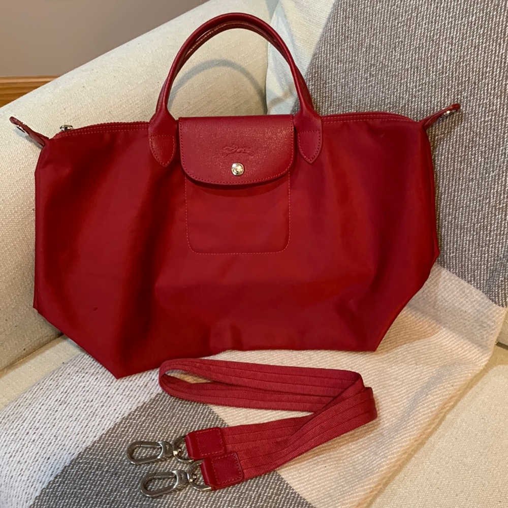 Authentic Long Champ with Body Strap